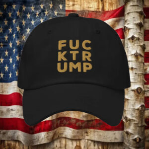 Anti Trump Fuck Trump Embroidered Dad Hat, FDT Resist Maga