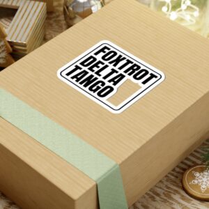 FDT Anti trump Foxtrot Delta Tango Sticker