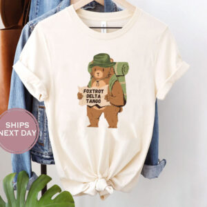 FDT Resist Bear Shirt, Foxtrot Delta Tango Shirt, Anti Trump t shirt, National Parks Shirt