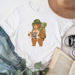 FDT Resist Bear Shirt, Foxtrot Delta Tango Shirt, Anti Trump t shirt, National Parks Shirt