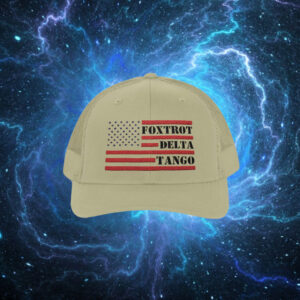 FOXTROT-DELTA-TANGO Embroidered SnapBack Trucker Cap