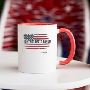 Flag Foxtrot Delta Tango Mug, Anti-Trump Mug