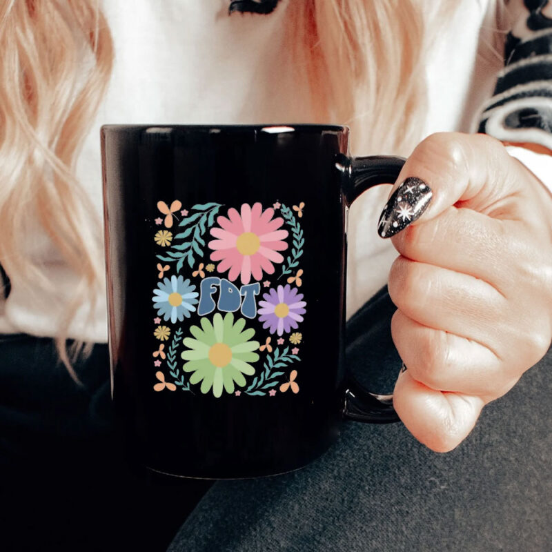 Floral Subtle FDT Trump Mugs