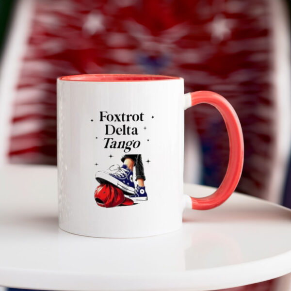 Foxtrot Delta Tango Chucks step on maga red hat Anti Republican Mug