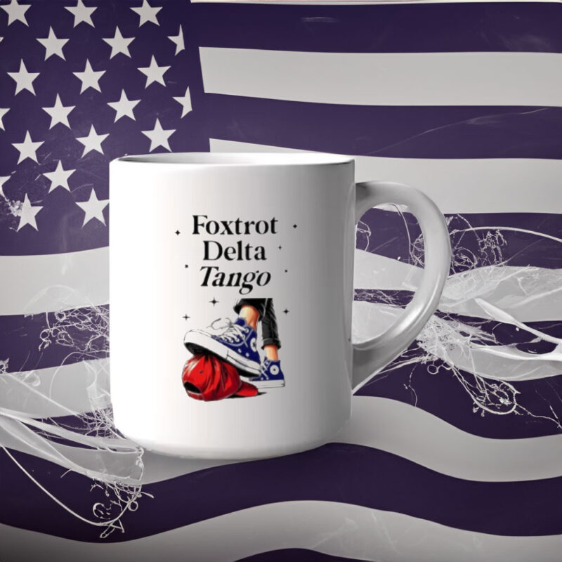 Foxtrot Delta Tango Chucks step on maga red hat Anti Republican Mug