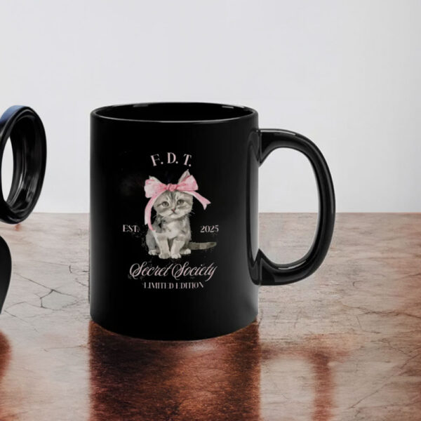 Foxtrot Delta Tango Coquette Cat Mug