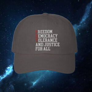 Foxtrot Delta Tango Embroidered Hat, FDT Dad Cap, Subtle Anti Trump Mens Cap Veterans Against Trump Adjustable hat