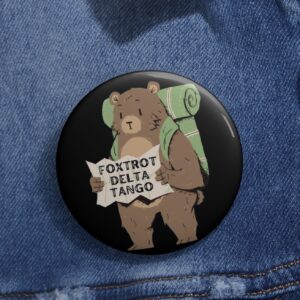 Foxtrot Delta Tango FDT Resist Bear Buttons