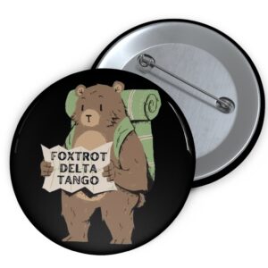 Foxtrot Delta Tango FDT Resist Bear Buttons