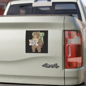 Foxtrot Delta Tango FDT Resist Bear Car Magnets