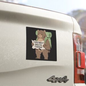 Foxtrot Delta Tango FDT Resist Bear Car Magnets