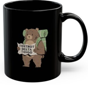 Foxtrot Delta Tango FDT Resist Bear Mug