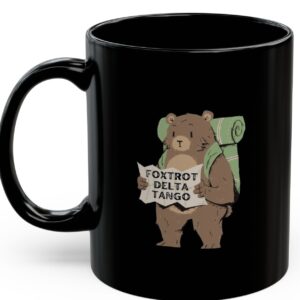 Foxtrot Delta Tango FDT Resist Bear Mug