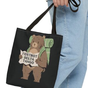 Foxtrot Delta Tango FDT Resist Bear Tote Bag