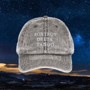 Foxtrot Delta Tango Hat, Anti Trump Hat, FDT Hat