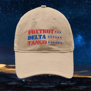 Foxtrot Delta Tango Hat, Embroidered Anti-Trump Cap, Political Satire Hat