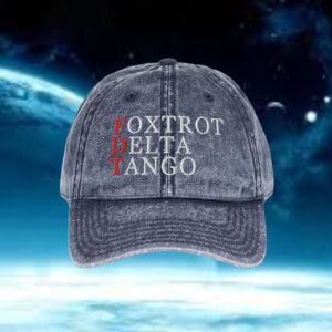 Foxtrot Delta Tango Hat, FDT Military Alphabet Anti Trump Hat