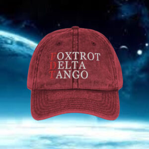 Foxtrot Delta Tango Hat, FDT Military Alphabet Anti Trump Hat
