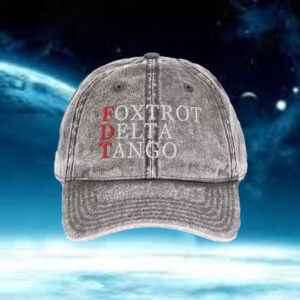 Foxtrot Delta Tango Hat, FDT Military Alphabet Anti Trump Hat