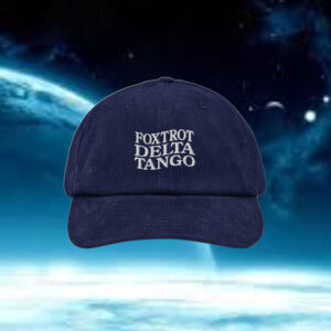 Foxtrot Delta Tango Hat Fuck Donald Trump EMBROIDERY Corduroy hat