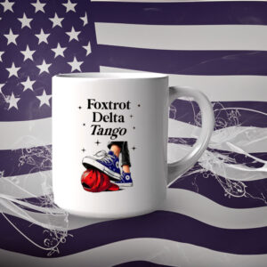 Foxtrot Delta Tango Mug, Chuck Stepping On Hat Mug, Anti-Trump Mug