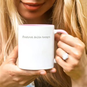 Foxtrot Delta Tango Mug, Subtle Anti-Trump Mug