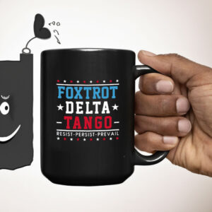 Foxtrot Delta Tango Mug, Subtle Anti-Trump Mug, Feminist Mug