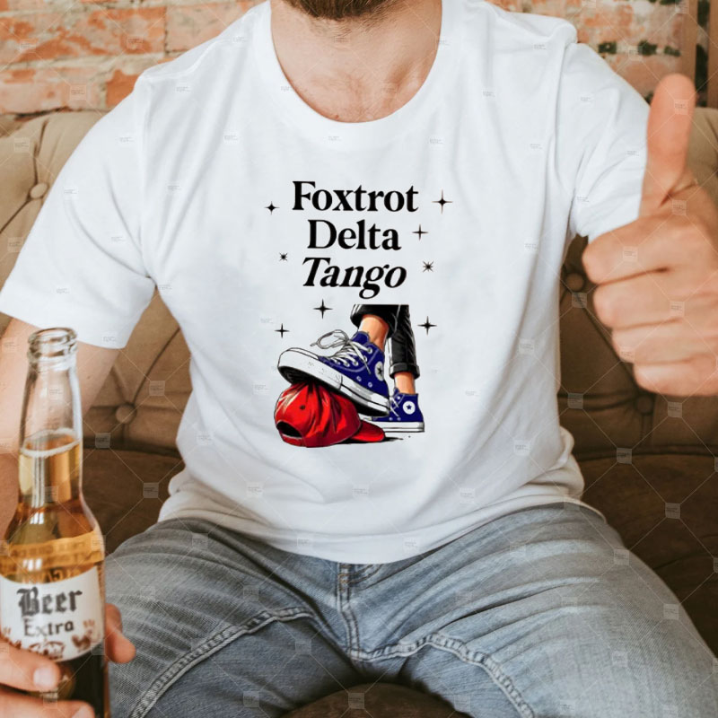 Foxtrot Delta Tango Shirt, Chuck Stepping On Hat Shirt, Anti-Trump Shirt