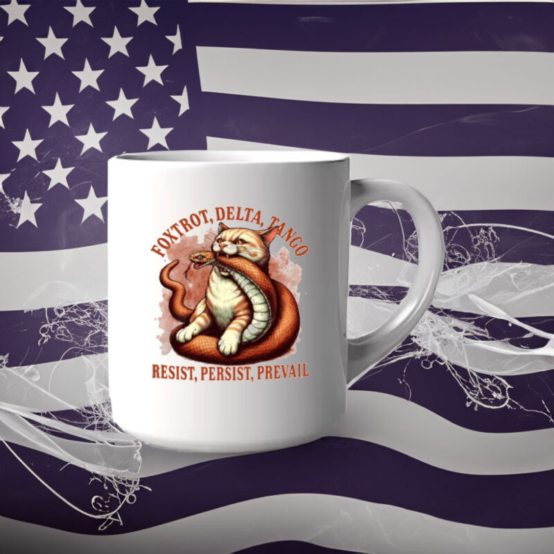 Foxtrot Delta Tango, Subtle Anti Trump Mug, Foxtrot Delta Tango FDT Mug