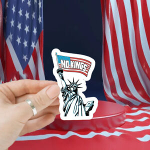 No Kings, Fuck Trump Sticker, Car Magnet