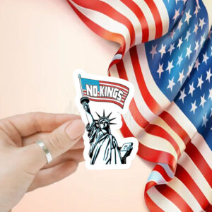 No Kings, Fuck Trump Sticker, Car Magnet