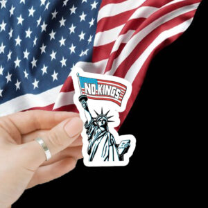 No Kings, Fuck Trump Sticker, Car Magnet