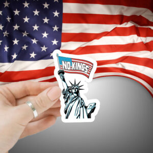 No Kings, Fuck Trump Sticker, Car Magnet