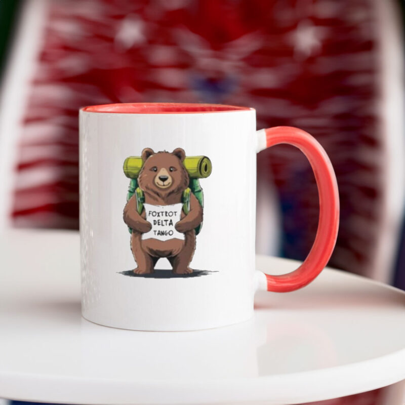 Official Resist Bear Foxtrot Delta Tango Anti Trump Mug
