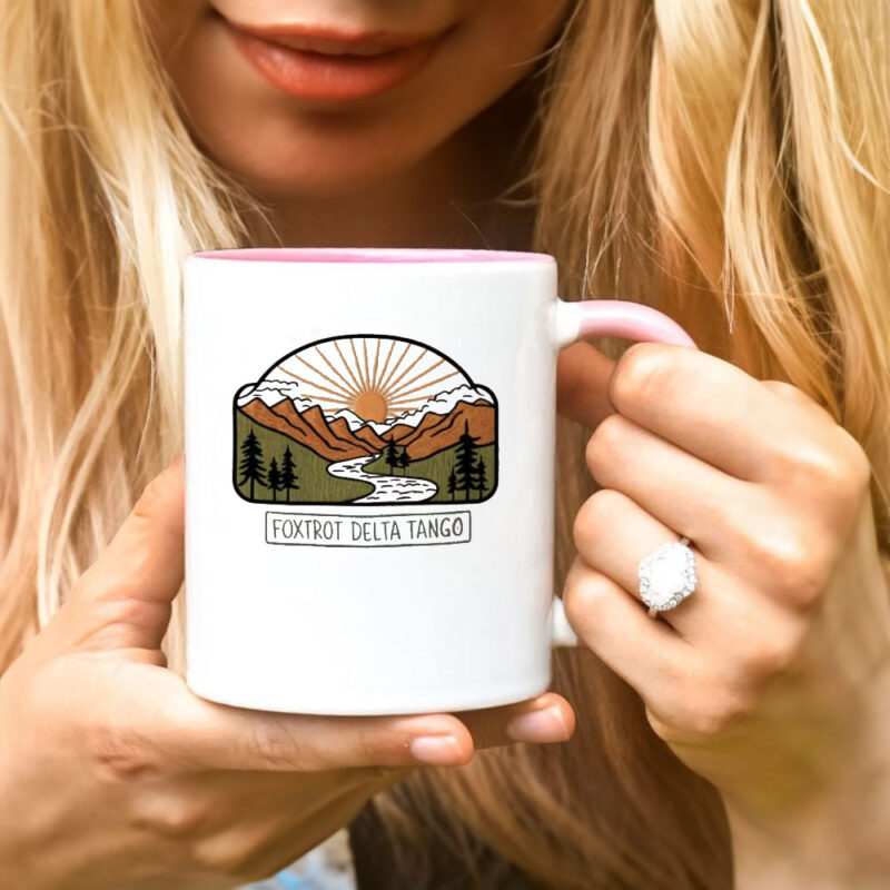 Protect Our Parks Embrodierd, Foxtrot Delta Tango anti Trump Mug