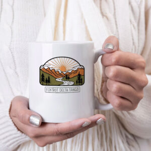 Protect Our Parks Embrodierd, Foxtrot Delta Tango anti Trump Mug