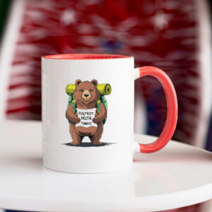 Resist Bear Mug, Foxtrot Delta Tango, Anti Trump Mug