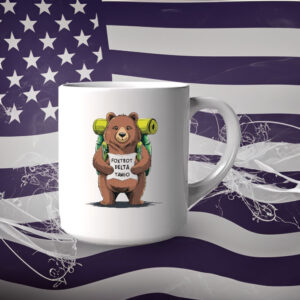 Resist Bear Mug, Foxtrot Delta Tango, Anti Trump Mug
