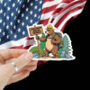Resist Bear National Park Foxtrot Delta Tango Political Sticker, Car Magnet
