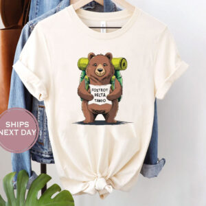 Resist Bear Shirt, Foxtrot Delta Tango, Anti Trump t-shirt