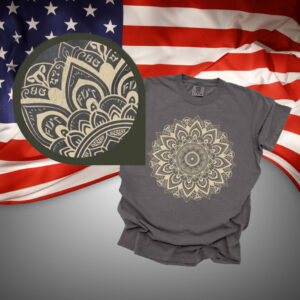 Subtle Anti Fascist FDT Mandala Political T-Shirt