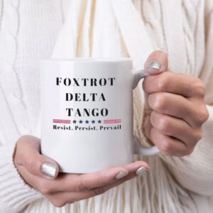 Subtle Anti Trump Mug, FDT Democrat Resistance Gift, Fuck Trump Post Election Mug