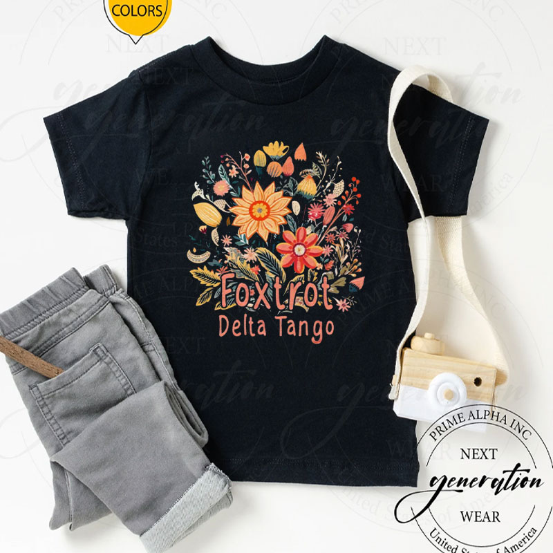 Subtle Anti Trump Shirt, Floral Comfort Colors Tshirt