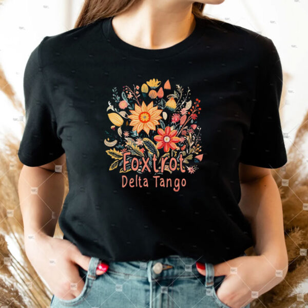 Subtle Anti Trump Shirt, Floral Comfort Colors Tshirt