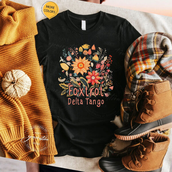 Subtle Anti Trump Shirt, Floral Comfort Colors Tshirt