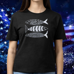 Subtle Political Resistance Fish Hoodie Hidden Message Anti Trump FDT 8647 Sardine Hooded T-Shirt