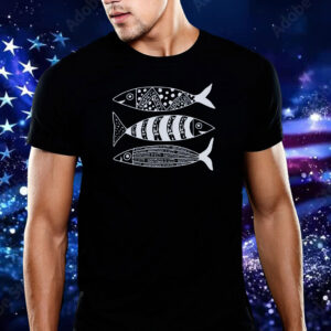 Subtle Political Resistance Fish Hoodie Hidden Message Anti Trump FDT 8647 Sardine Hooded T-Shirt