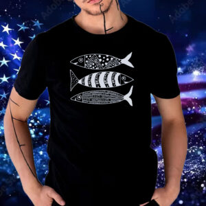 Subtle Political Resistance Fish Hoodie Hidden Message Anti Trump FDT 8647 Sardine Hooded T-Shirt