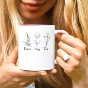 Foxglove Daisy Tulip Mug