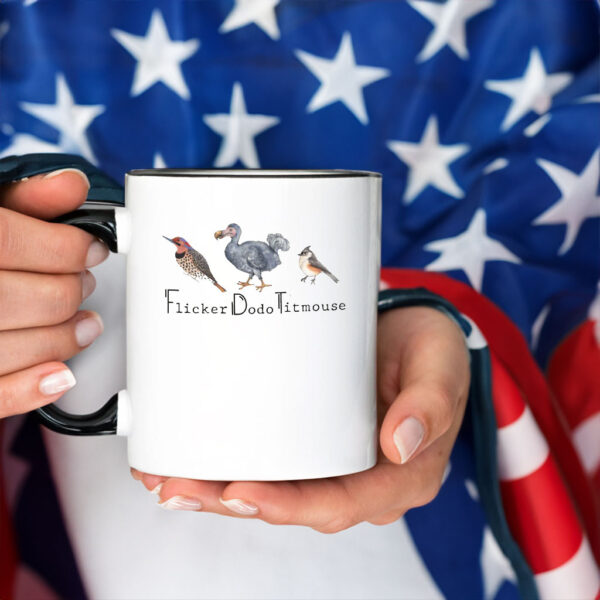 Subtle FDT Mug, Anti Maga Bird Mug